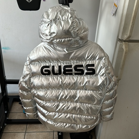 NEUF!! GUESS NASA SPACE tampon veste d'hiver adulte - Picture 2 of 2